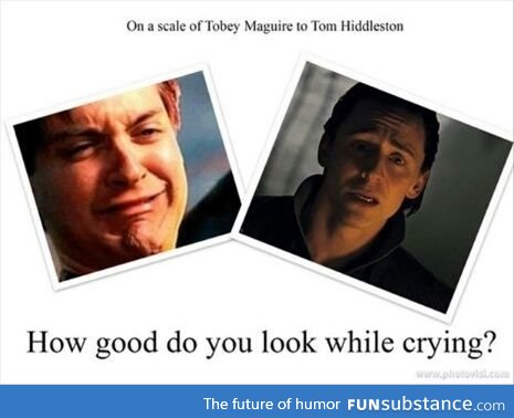 How good do you look while crying?