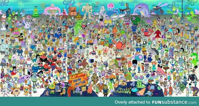 Everybody on SpongeBob, from 1999-2014.