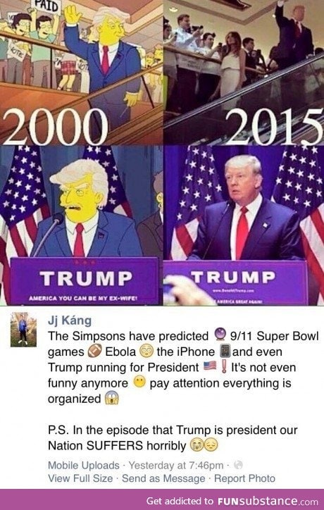 I trust the Simpsons and that's why I'm nervous