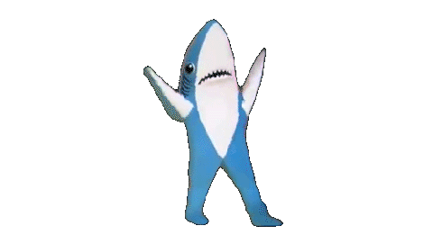 a transparent dancing shark for all your transparent dancing shark needs