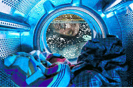 When I'm emptying the washing machine
