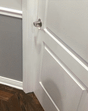 He's figured out how to open the door