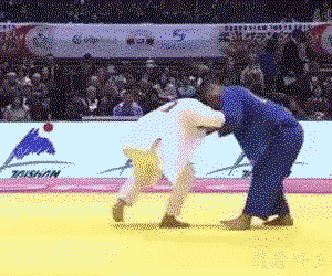 Judo skills, never give up