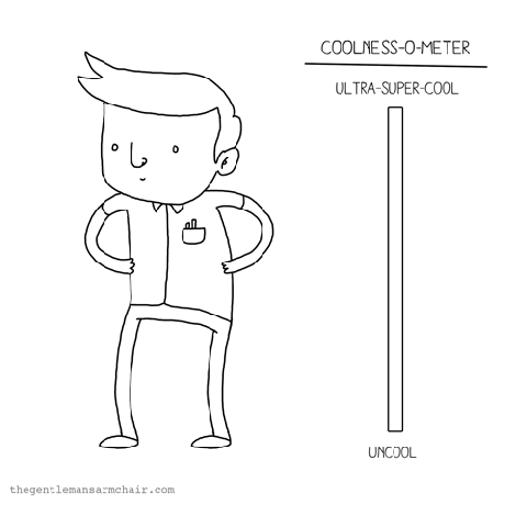 Everyone is cooler with a mustache