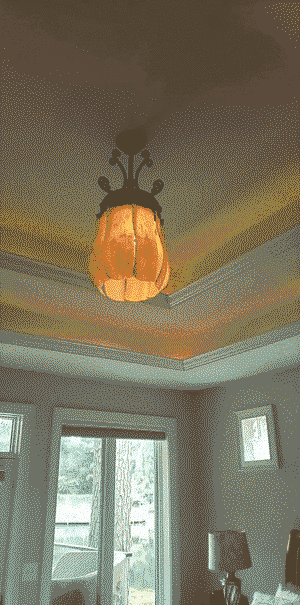 Using centrifugal force to go from lampshade to fan