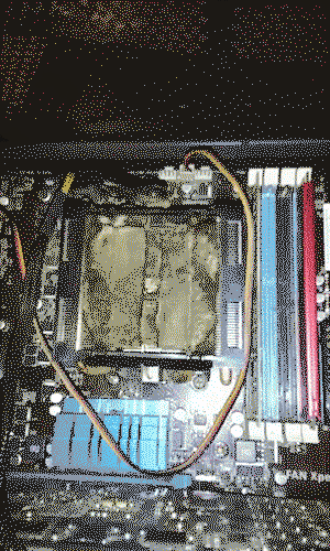 Friend got asked to fix a PC, he sent me this. Was told "it keeps turning off"