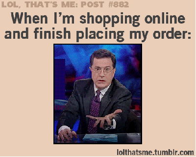 When I am shopping online