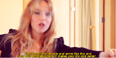 Jennifer Lawrence Bow & Arrow