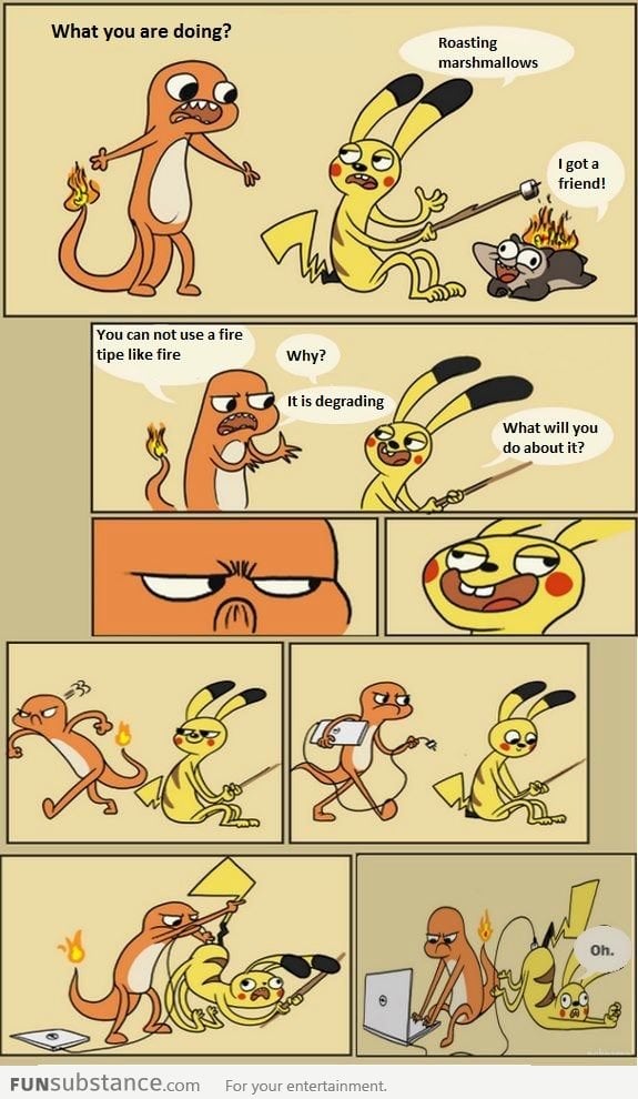 A normal day in Pokemon land
