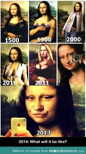 Evolution of Mona Lisa