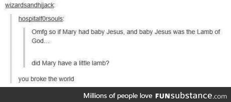 Mary had a little lamb origin