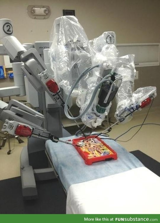 The best test for robotic surgery equipment