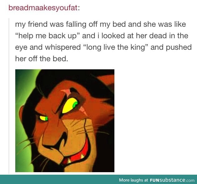 Scar as a human