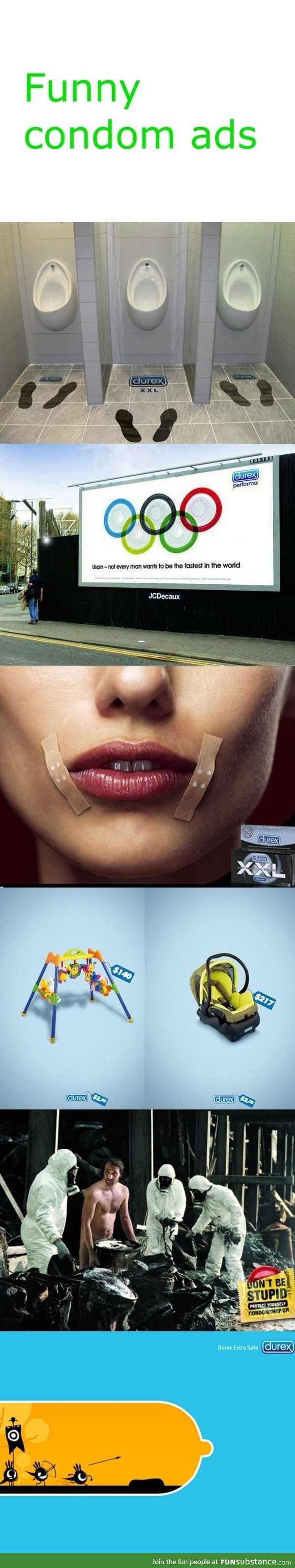 Funny condom ads