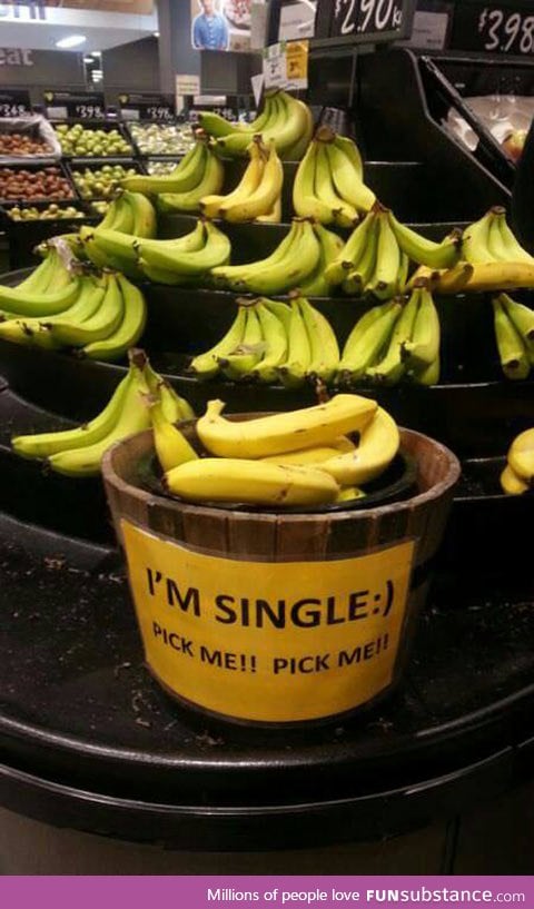 Single bananas