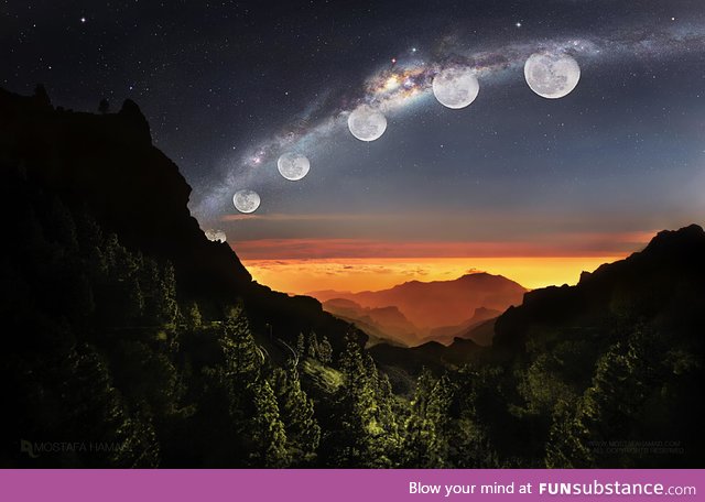 This is the result of the merger of 5000 pictures taken within 48 hours
