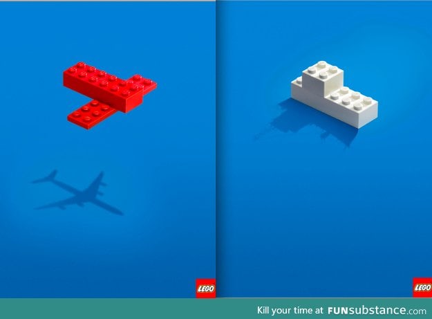 Minimalistic Lego ad from 2006