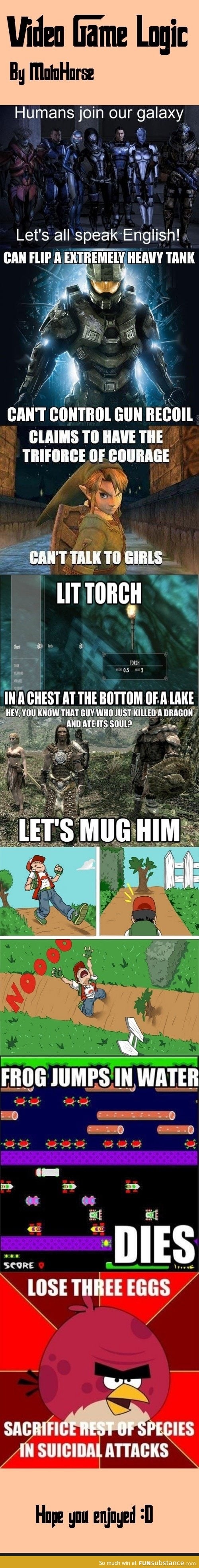 Video game logic