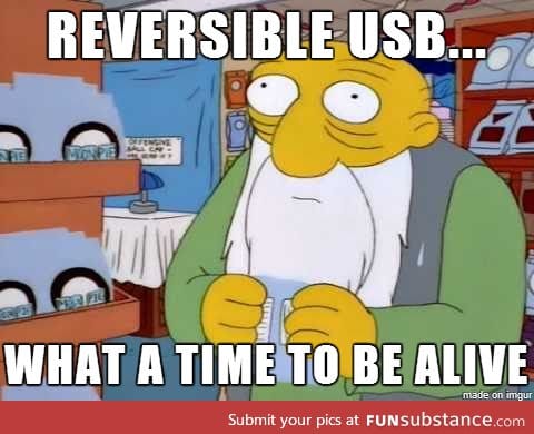 My first thought when learning that next-gen usb connectors will be reversible