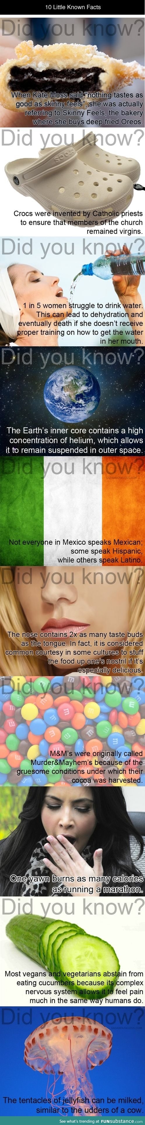 The more you know