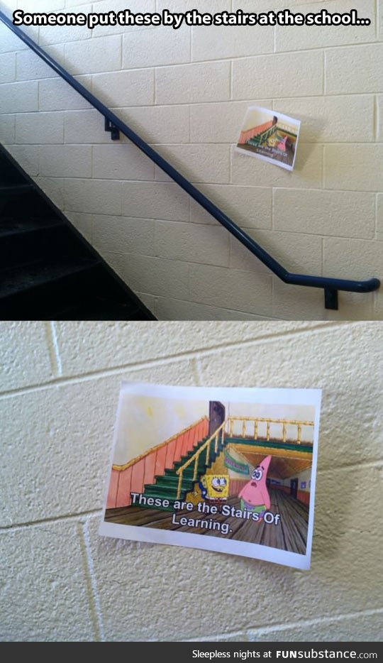 Stairs of learning