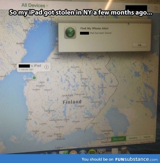 iPad got stolen