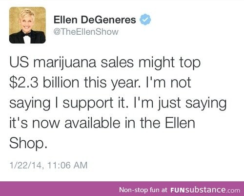 Ellen knows where to invest!