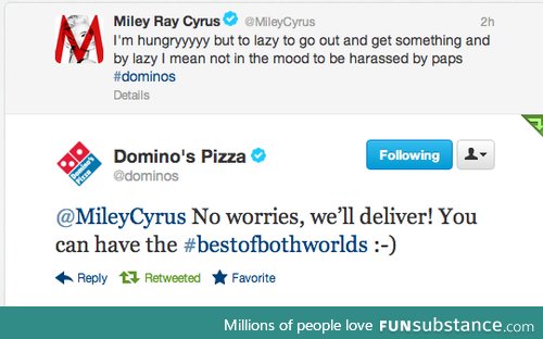Domino's saw their chance and took it