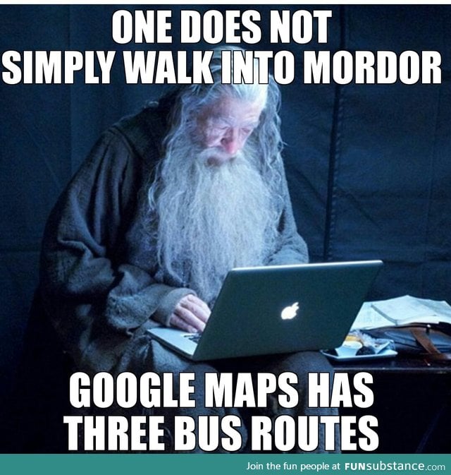 Gandalf uses technology