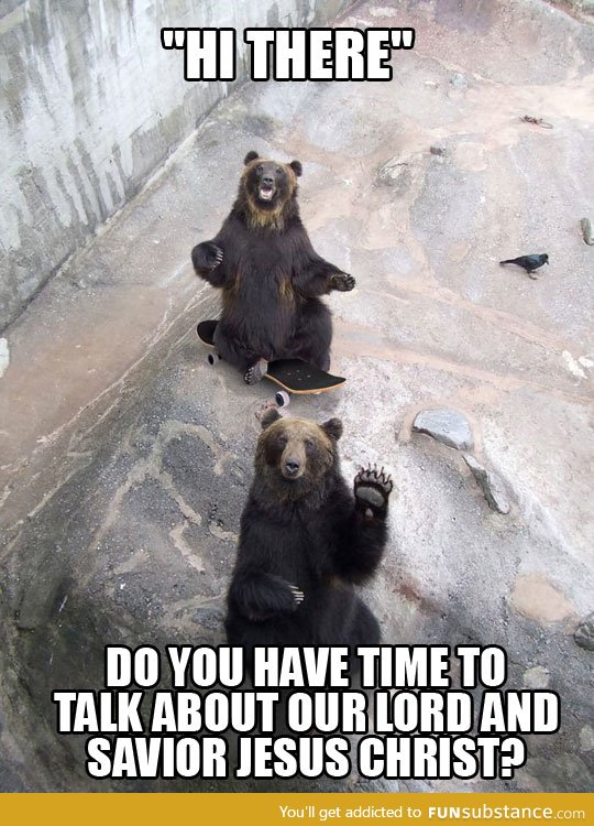 Jehovah witness bears