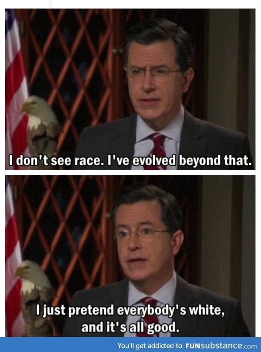 I don't see race