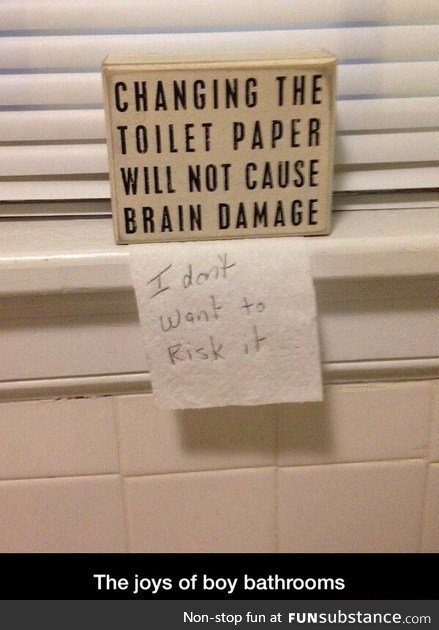 Never take the risk
