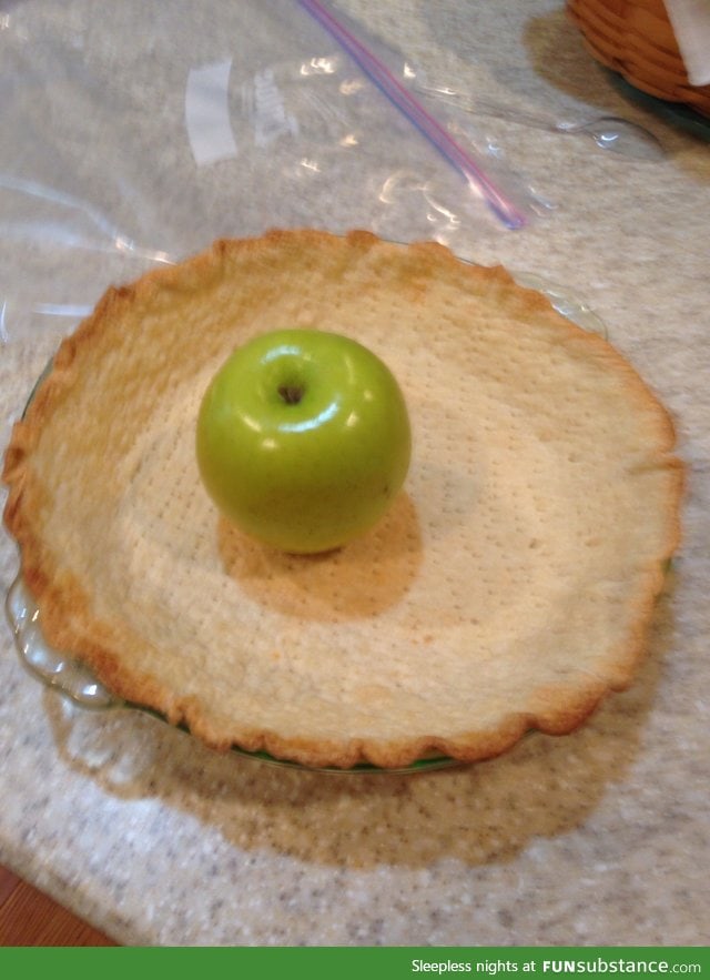 Apple pie level: laziness
