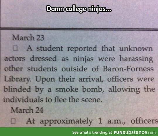 Ninja bullying