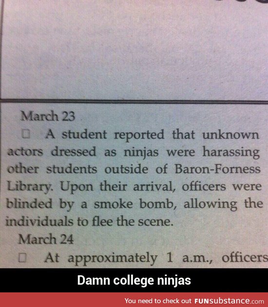 College ninjas