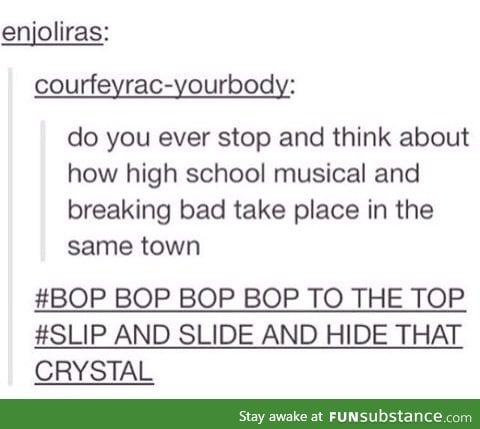 Bop, bop, bop, bop to the top