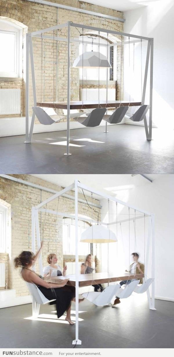 Every meeting can be more interesting with this Swing Table