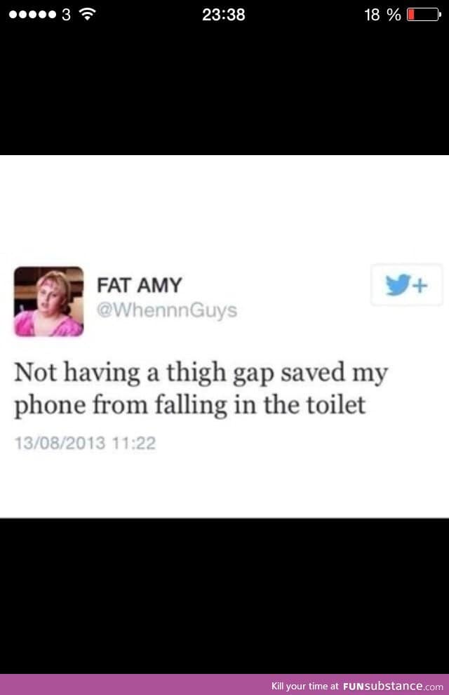 For the girls who does not have a thigh gap