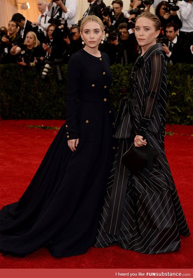 Are the Olsen Twins starting to look like Nicholas Cage to anyone else?