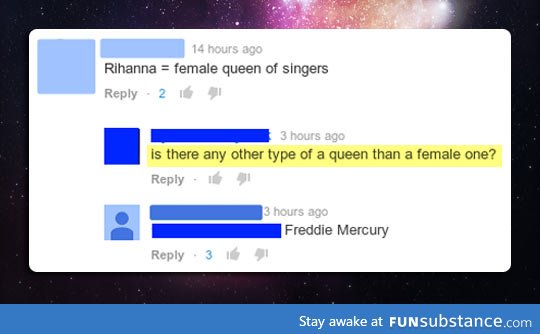 The female queen of singers