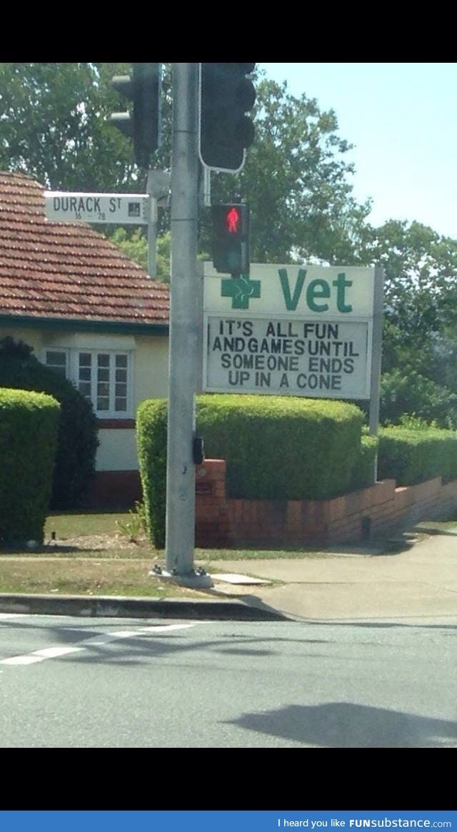 Best vet sign ever