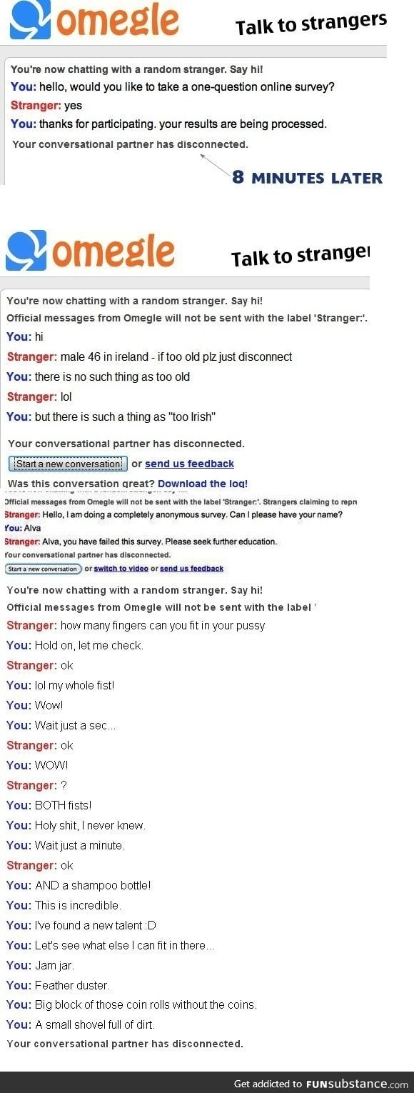 Omegle trolling