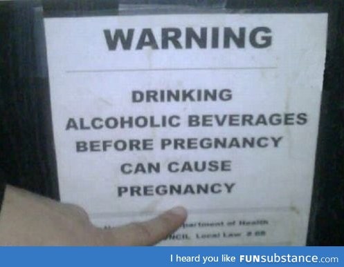 You have been warned