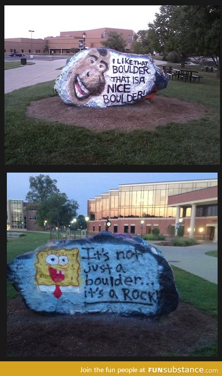 I like that boulder