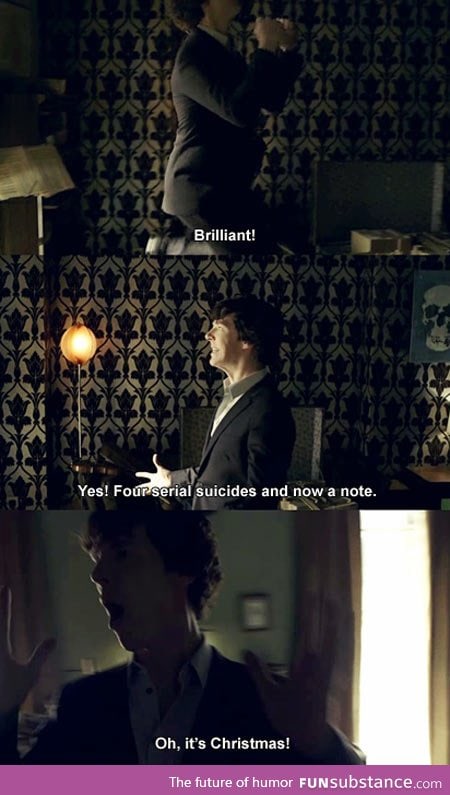 Just sherlock being sherlock