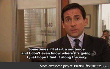Me in English class when the teacher (also my principal) asks me a question.