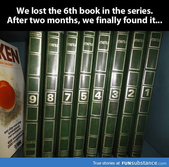 The lost book in the series