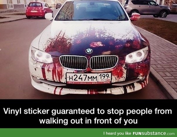 Bloody car