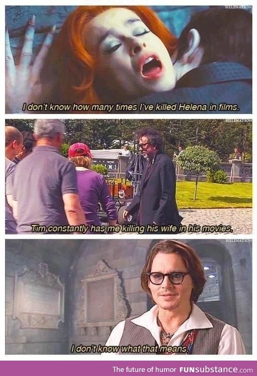 Johnny Depp on murdering Tim Burton's wife, Helena Bonham Carter