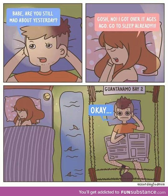 When girls are upset